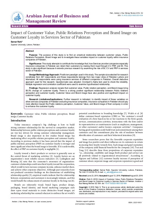 Research paper on service sector